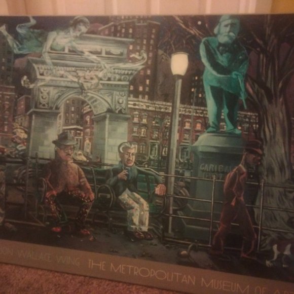 Vintage Red Grooms' Chance encounter at 3am ©1987 poster - Picture 7 of 8